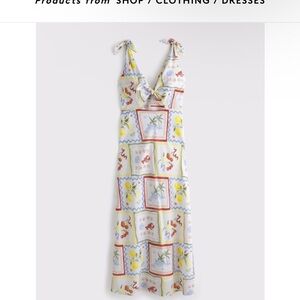 Abercrombie & Fitch Colorful Patchwork Maxi Dress